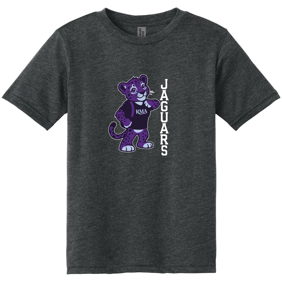 Junior Jaguar Mascot Tee in Charcoal