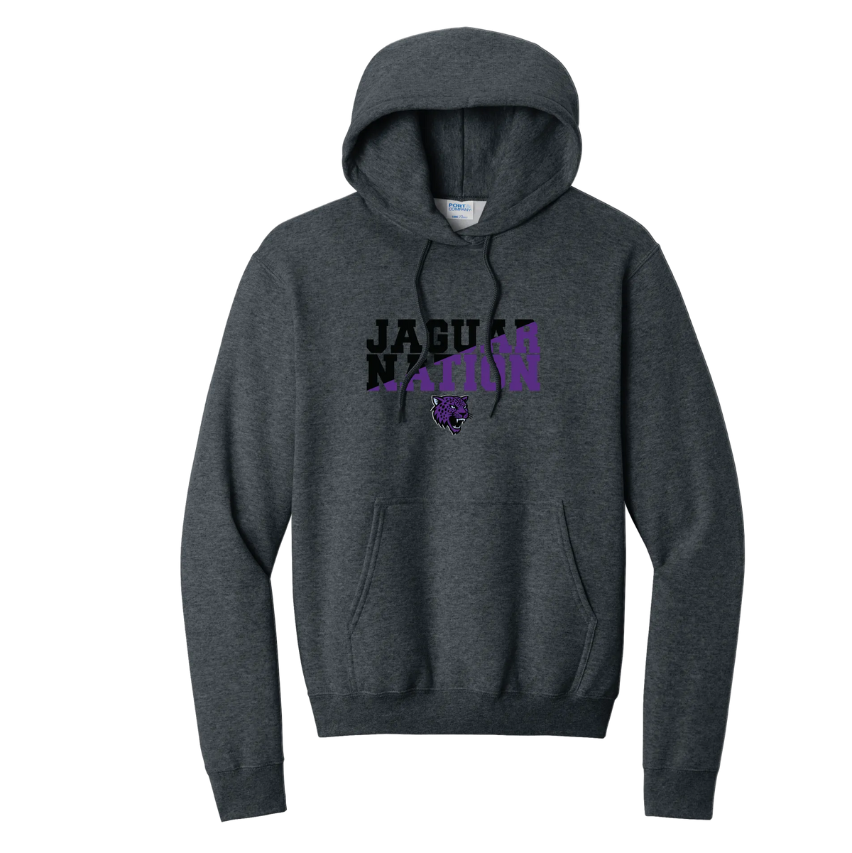 JAGS Nation Hoodie — Dark Heather Grey
