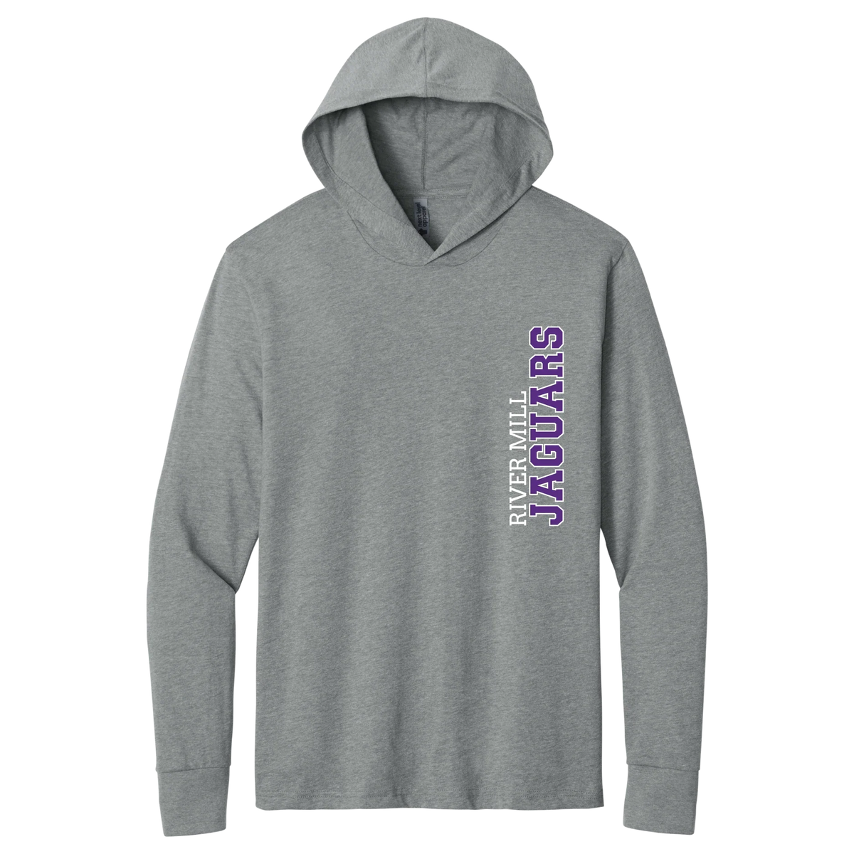 Jaguars Vertical Long Sleeve Hoodie in NL Dark Heather Grey