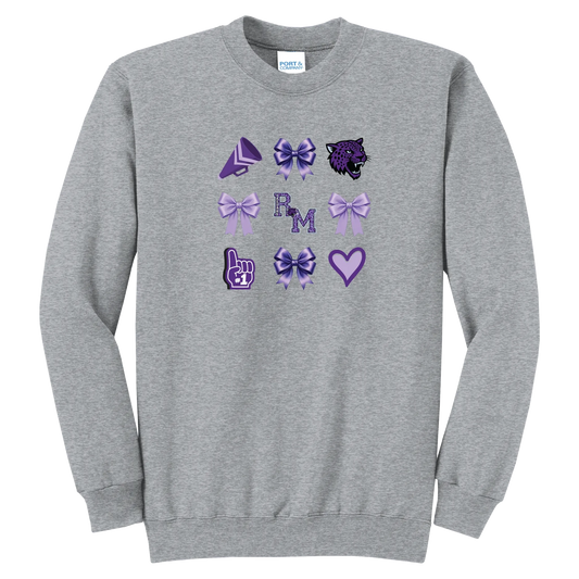 RMA Coquette Bow Crewneck
