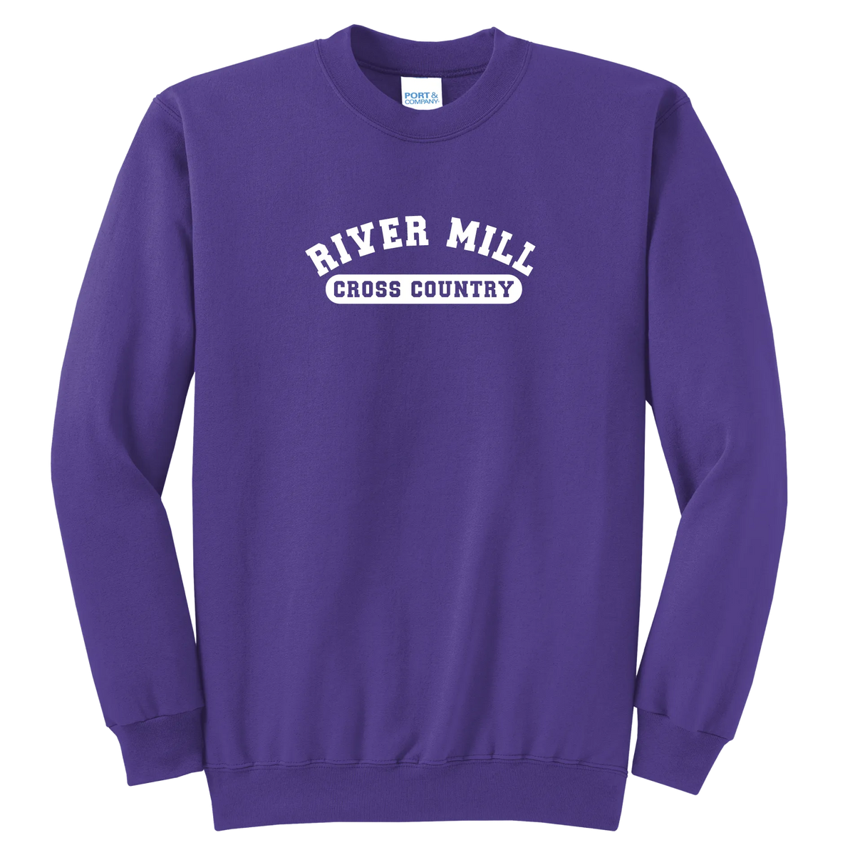 Cross Country Pill Crewneck — Team Purple