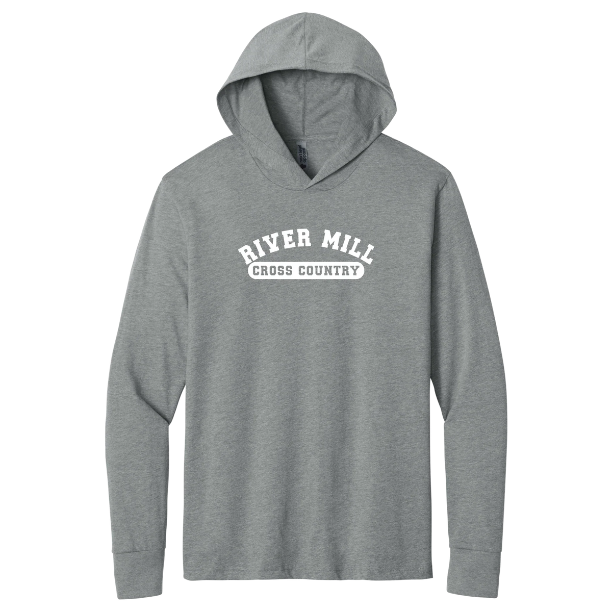 Cross Country Pill Long Sleeve Hoodie in NL Dark Heather Grey