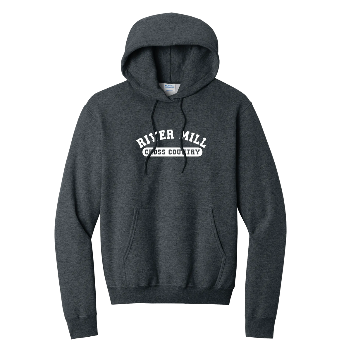 Cross Country Pill Hoodie — Dark Heather Grey