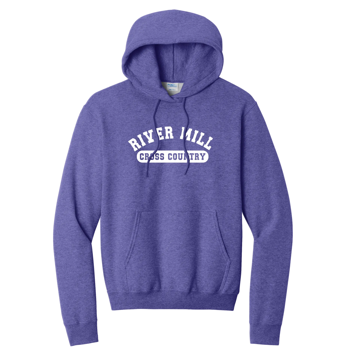 Cross Country Pill Hoodie — Heather Purple