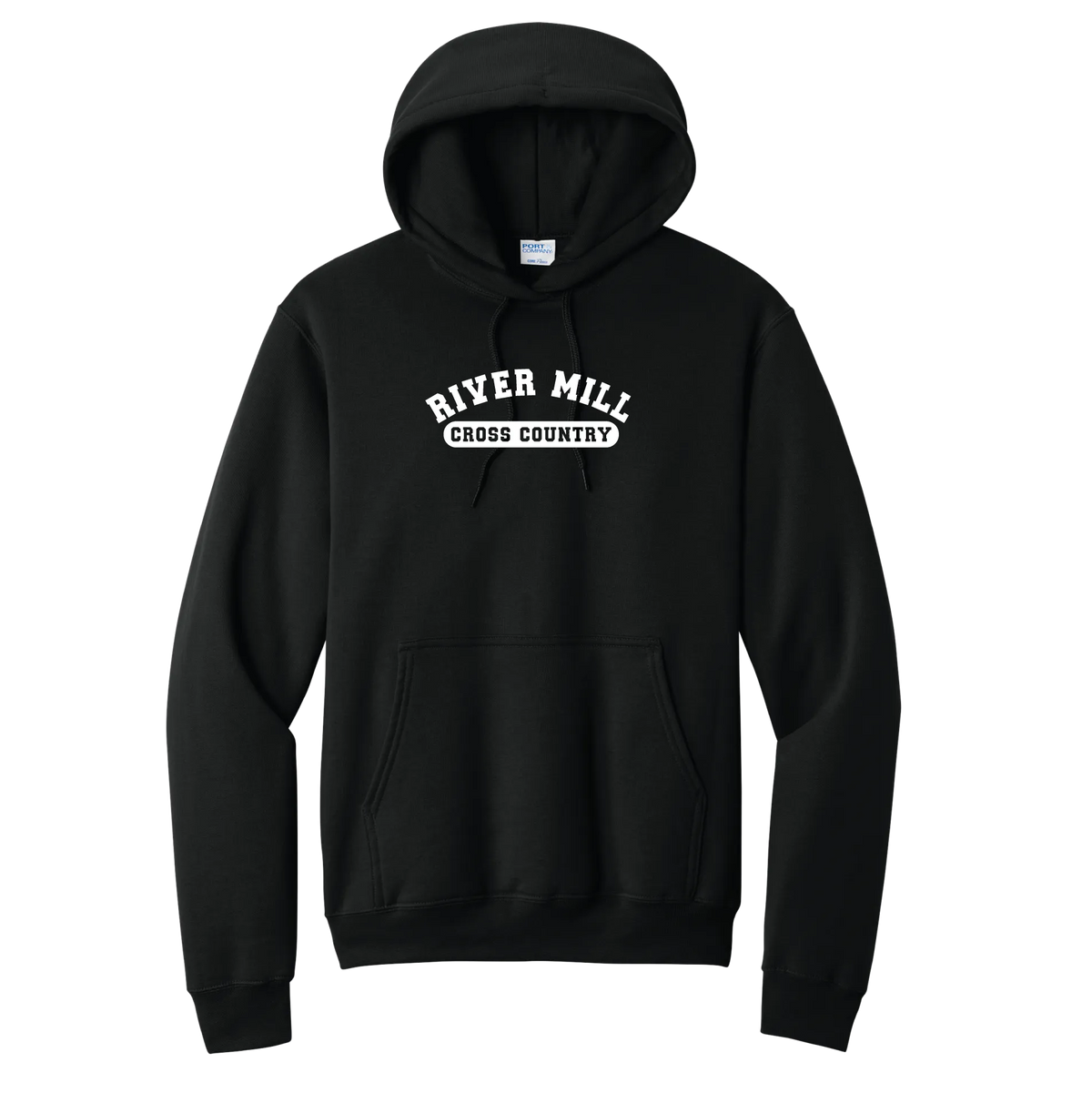 Cross Country Pill Hoodie — Jet Black