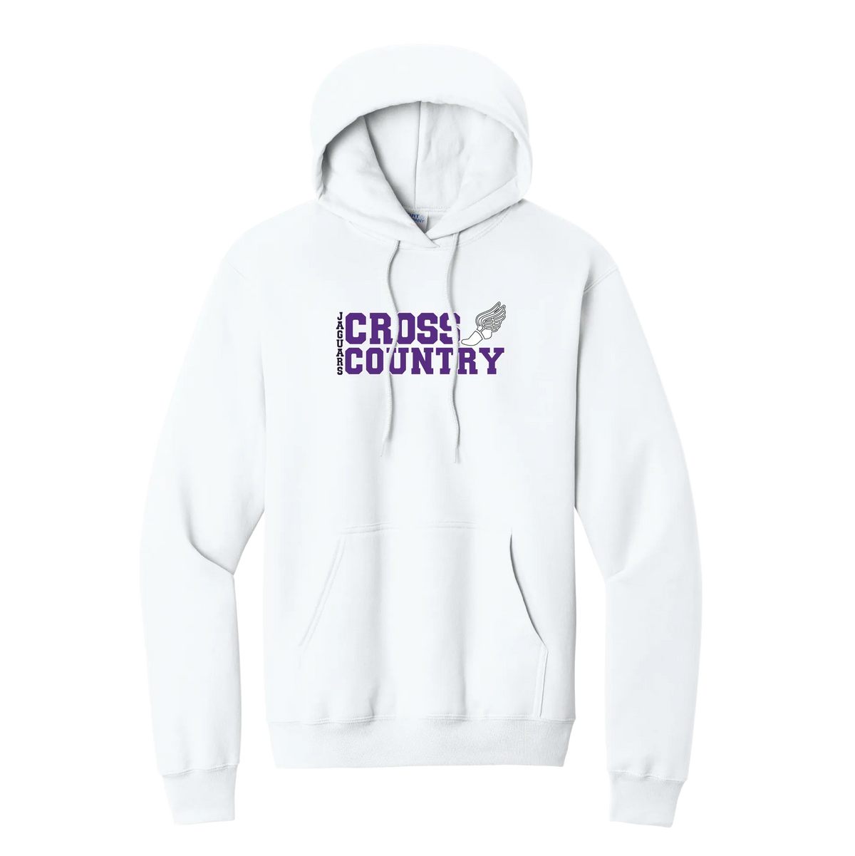 Cross Country Stack Hoodie — White