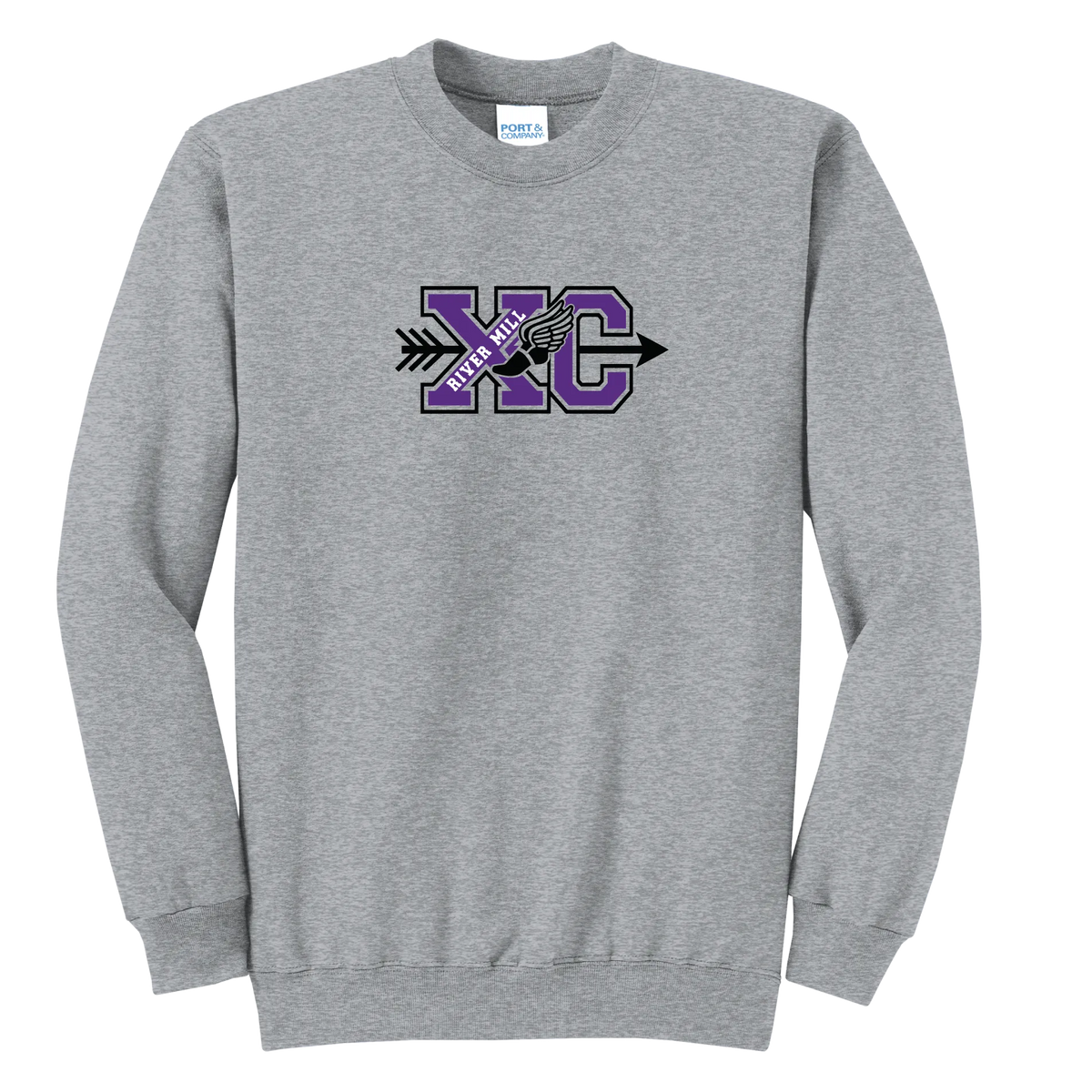 Cross Country Trail Crewneck — Athletic Heather
