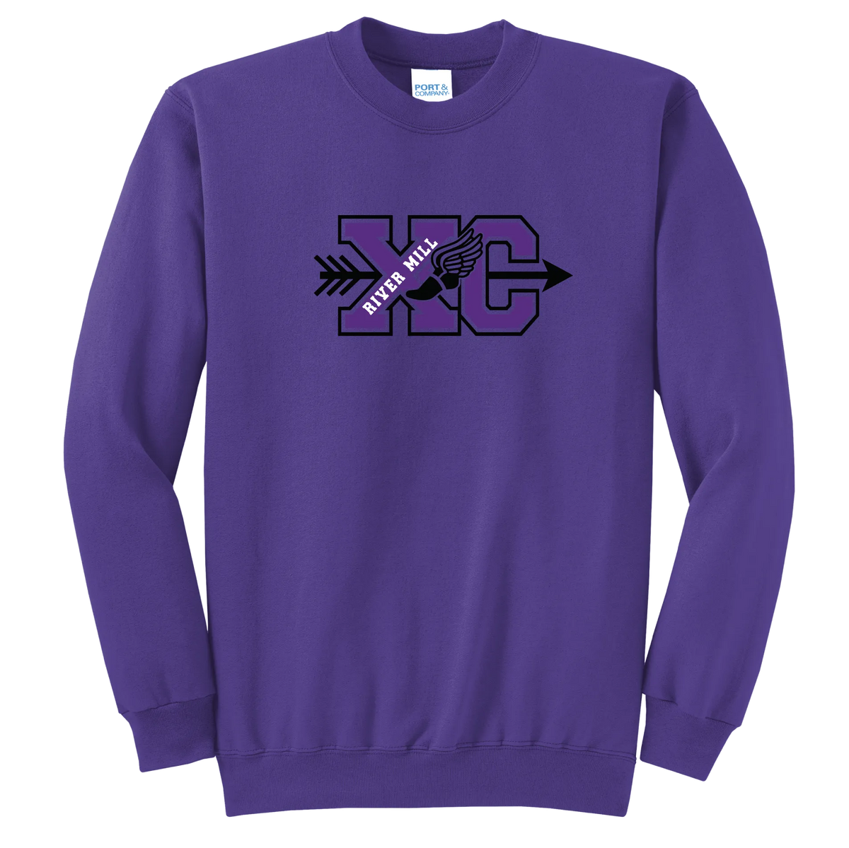 Cross Country Trail Crewneck — Team Purple