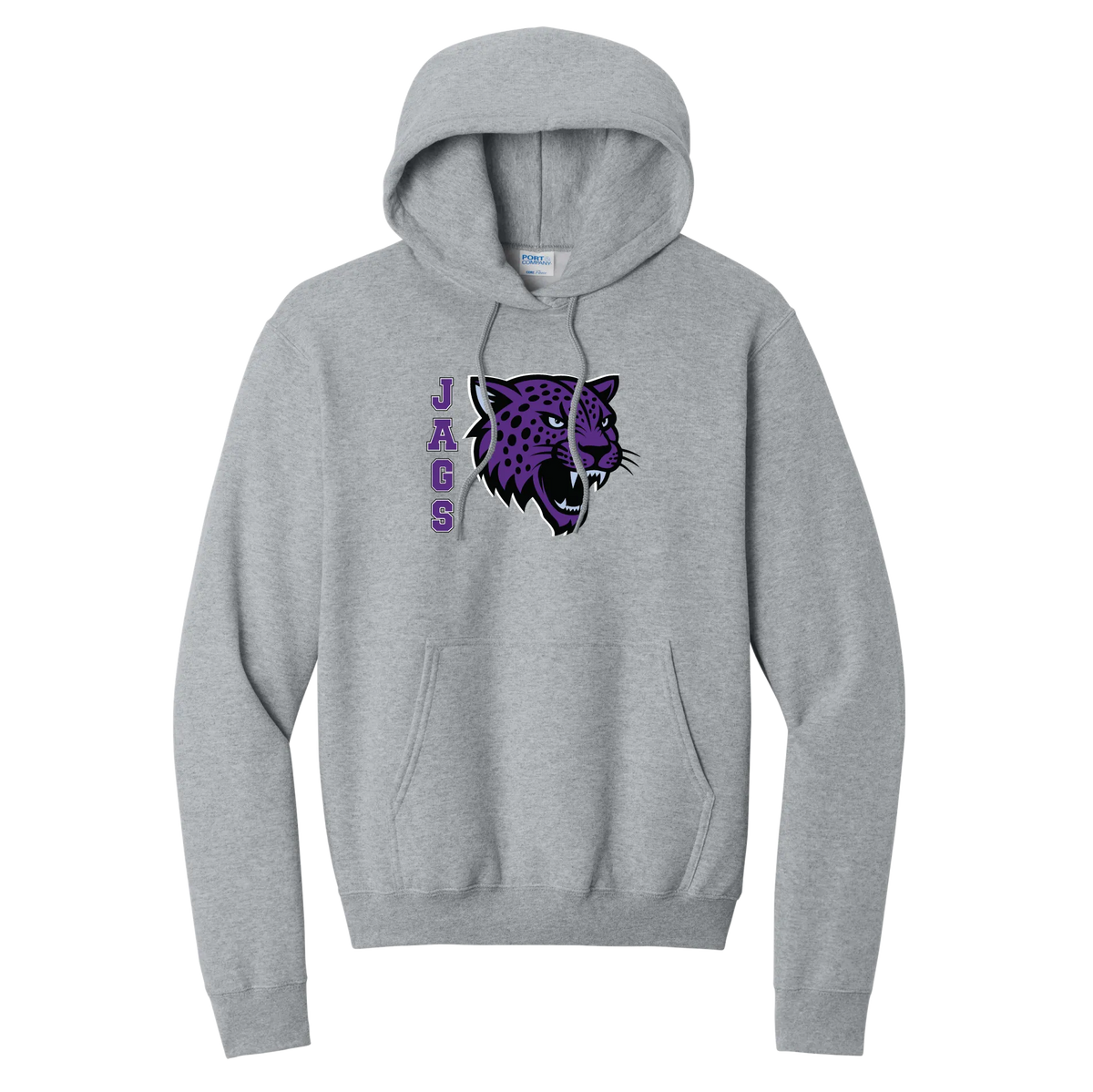 Jaguar Mascot Hoodie — Athletic Heather