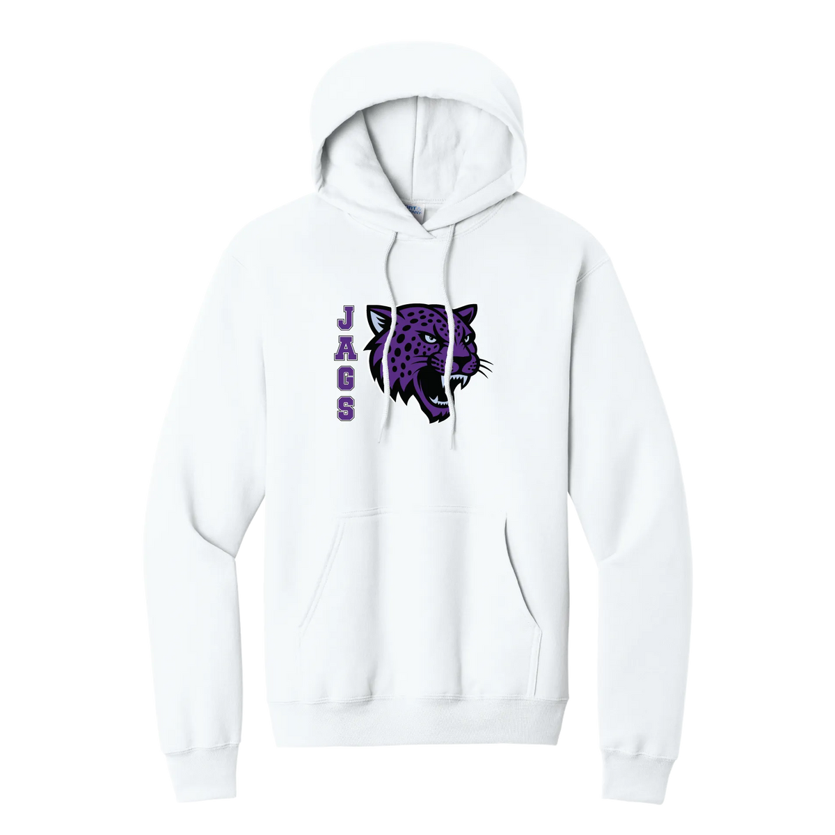 Jaguar Mascot Hoodie — White
