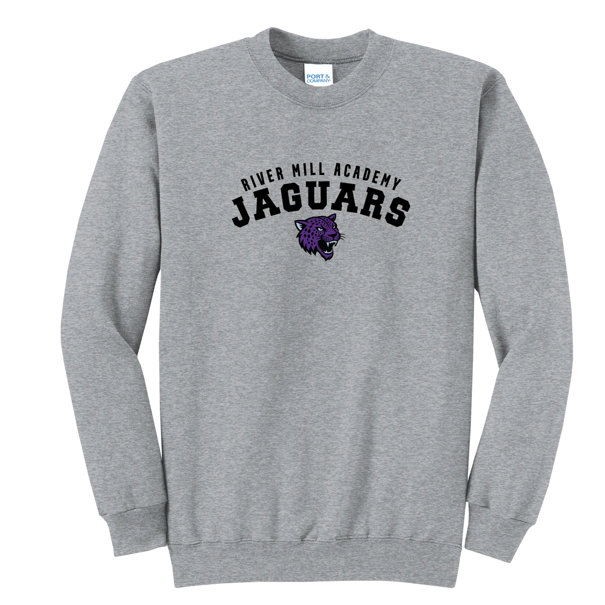 Jaguars Arch Crewneck — Athletic Heather