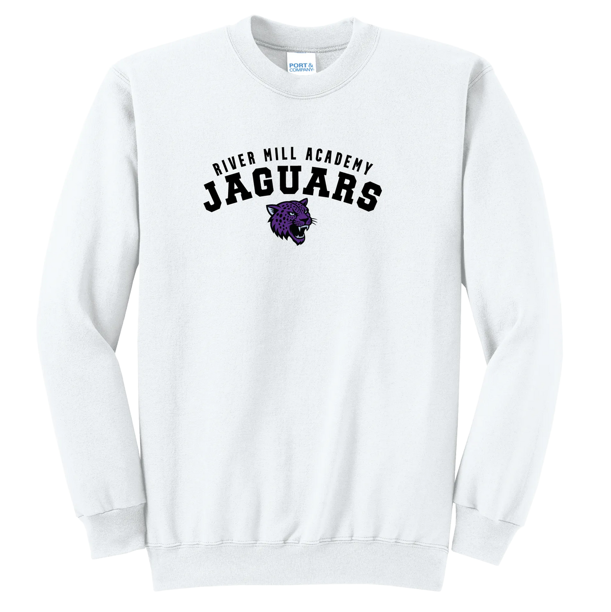 Jaguars Arch Crewneck — White