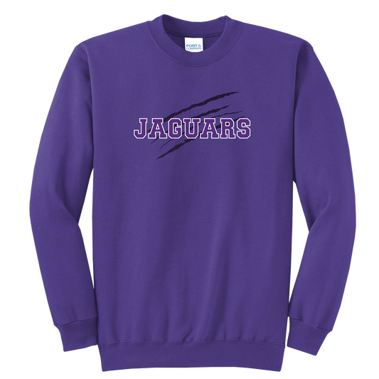 Jaguars Claw Crewneck — Team Purple