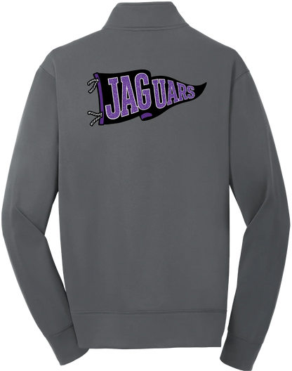 Jaguars Pennant Jacket in Dark Smoke Grey — back, JAGUARS pennant