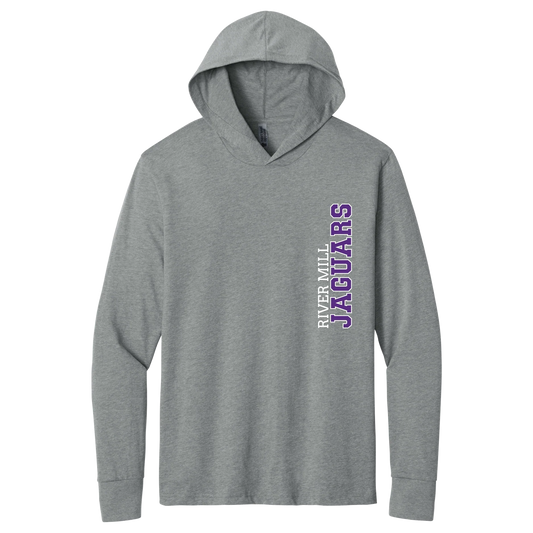 Jaguars Vertical Long Sleeve Hoodie in NL Dark Heather Grey