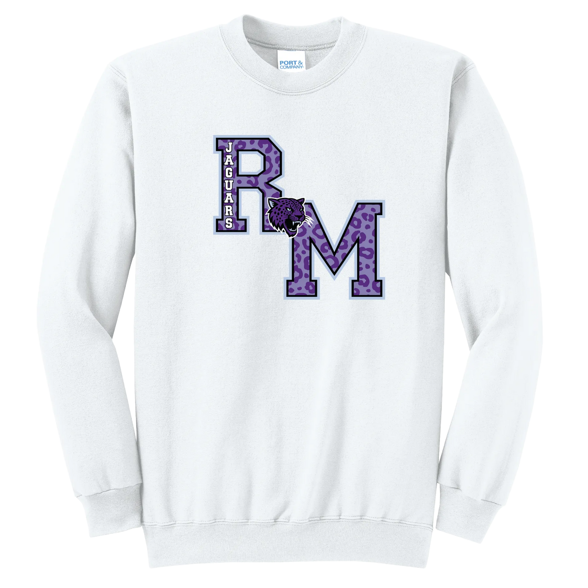Letterman Crewneck — White