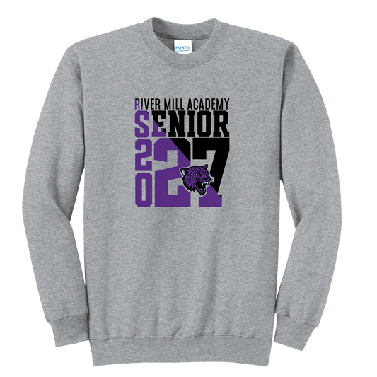 Senior 2027 - Modern Crewneck — Athletic Heather