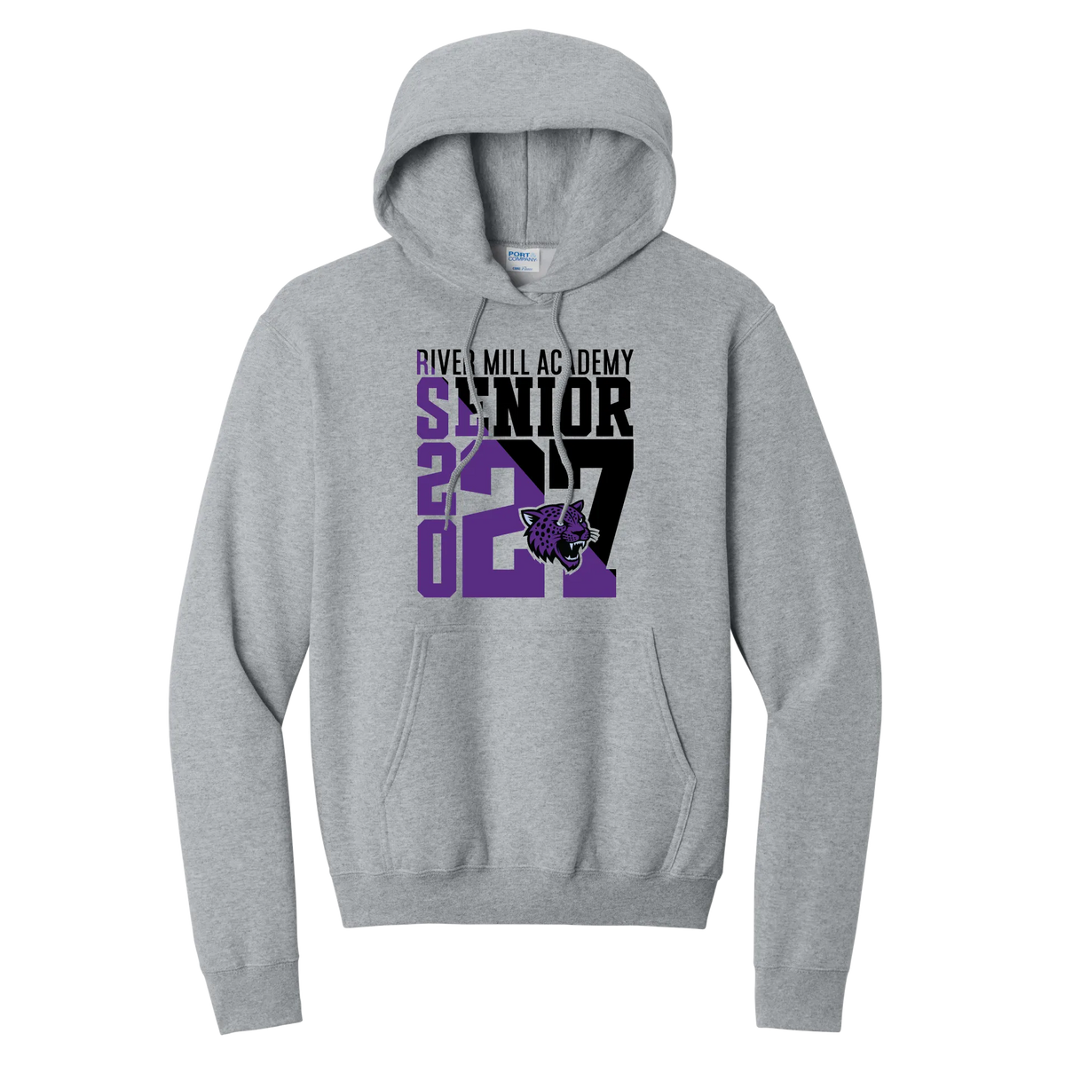 Senior 2027 - Modern Hoodie — Athletic Heather