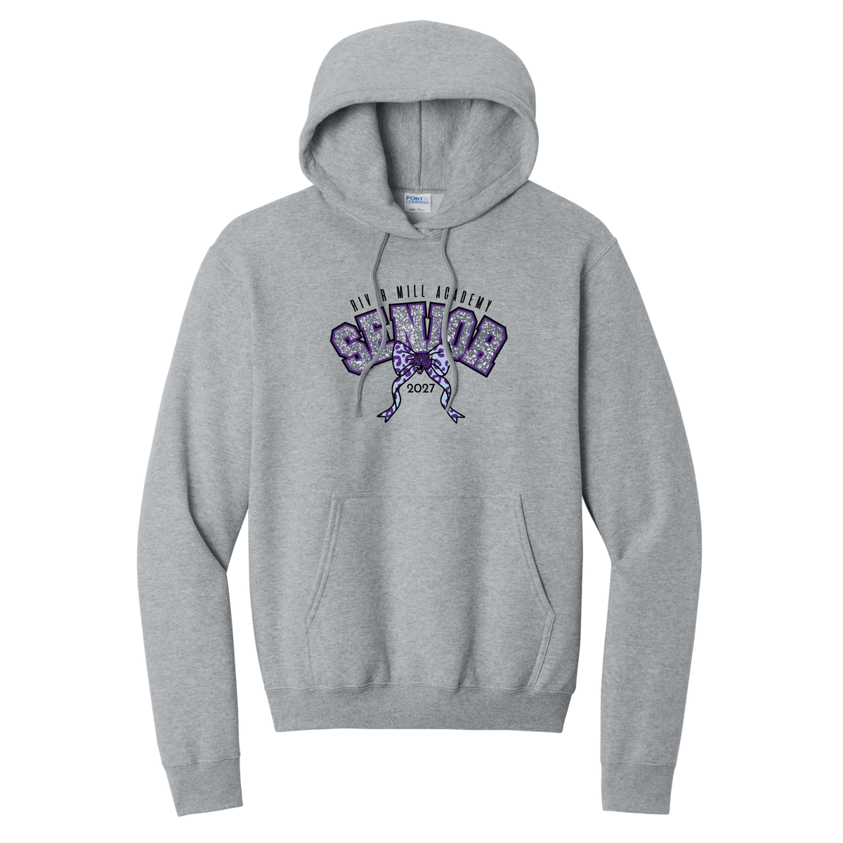 Senior 2027 - Sparkle Hoodie — Athletic Heather