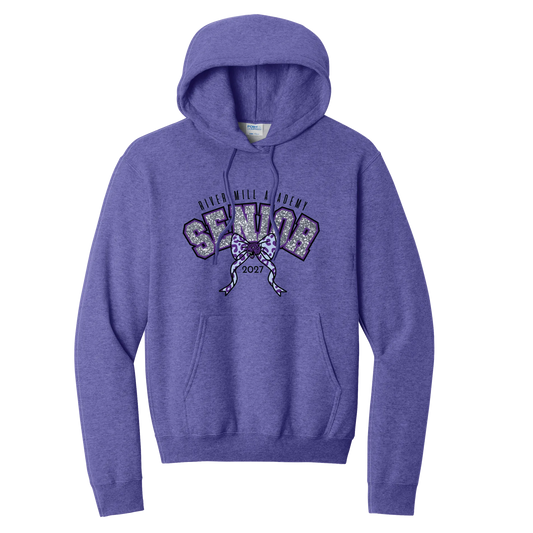 Senior 2027 - Sparkle Hoodie — Heather Purple