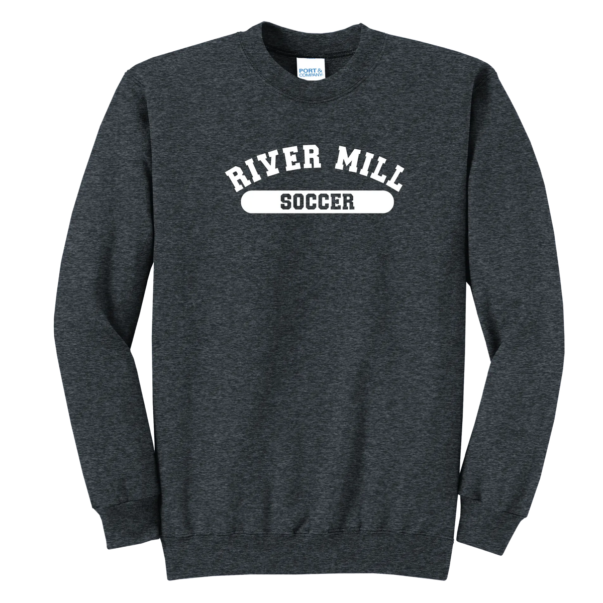 Jaguars Soccer Pill Crewneck — Dark Heather Grey