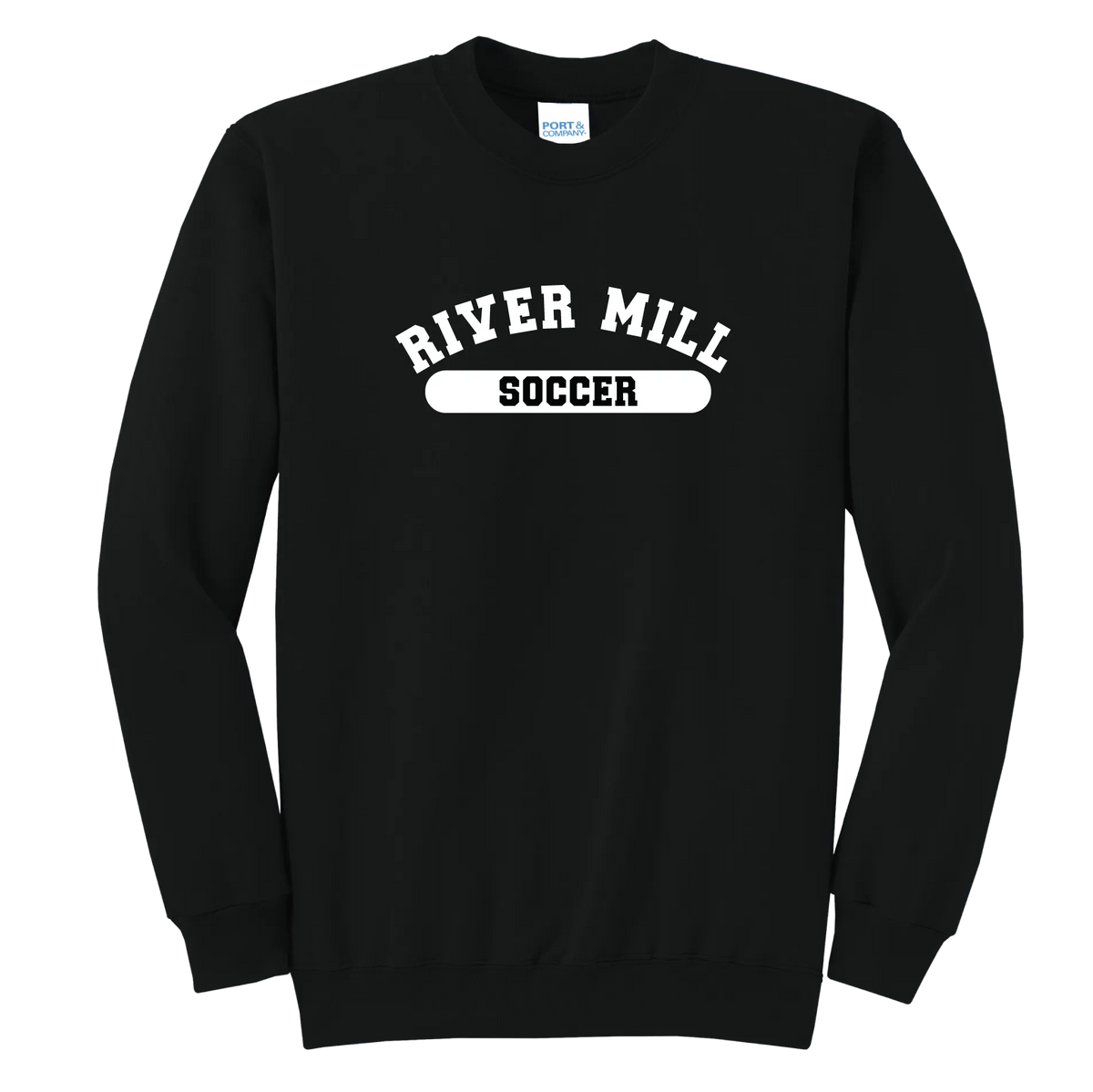 Jaguars Soccer Pill Crewneck — Jet Black