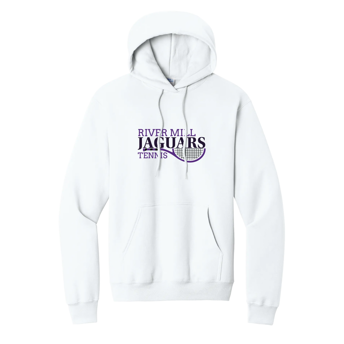Jaguars Tennis Script Hoodie — White