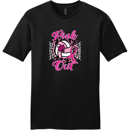 Pink Out Volleyball Tee — Black