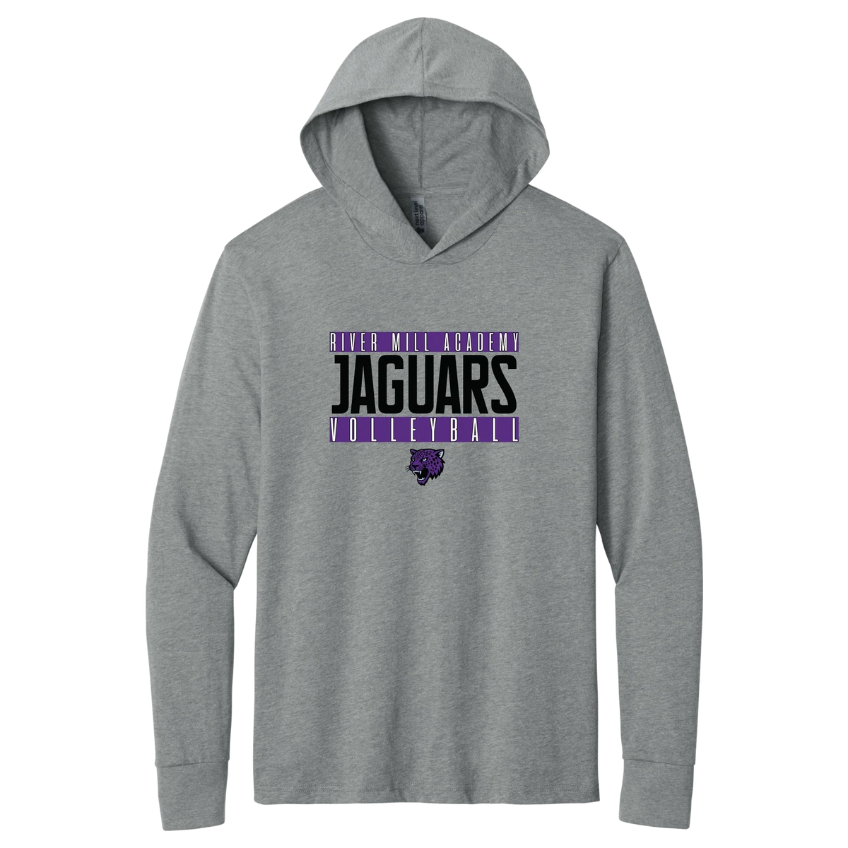 Jaguars Volleyball Block Long Sleeve Hoodie in NL Dark Heather Grey