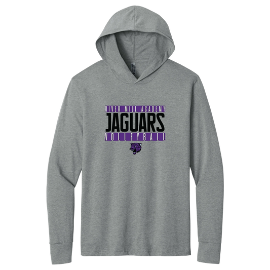 Jaguars Volleyball Block Long Sleeve Hoodie in NL Dark Heather Grey