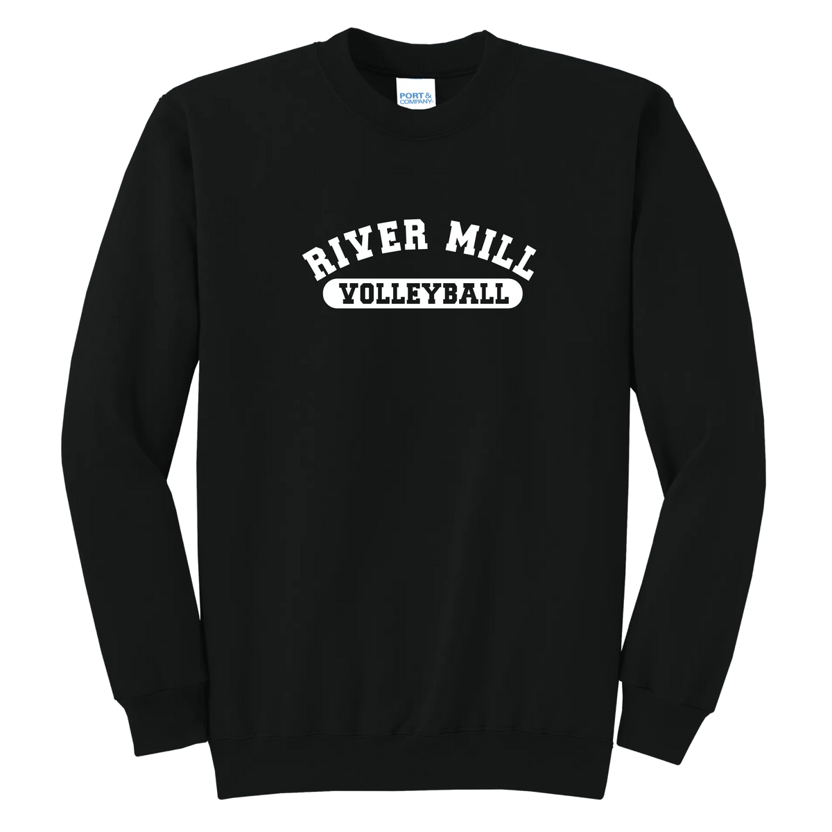 Jaguars Volleyball Pill Crewneck — Jet Black
