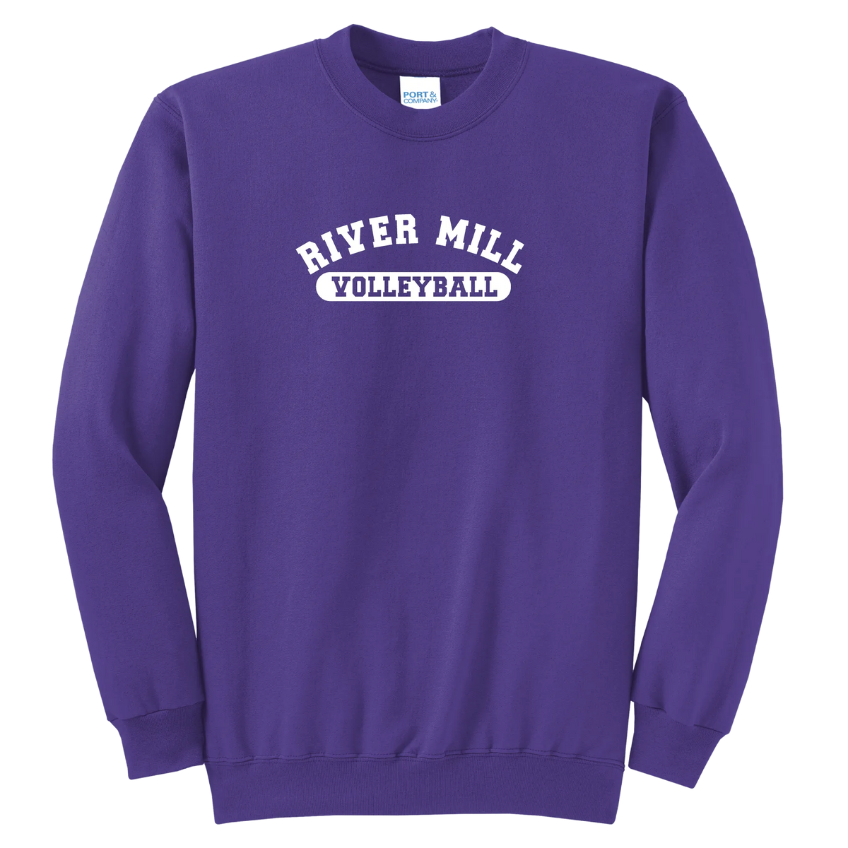 Jaguars Volleyball Pill Crewneck — Team Purple