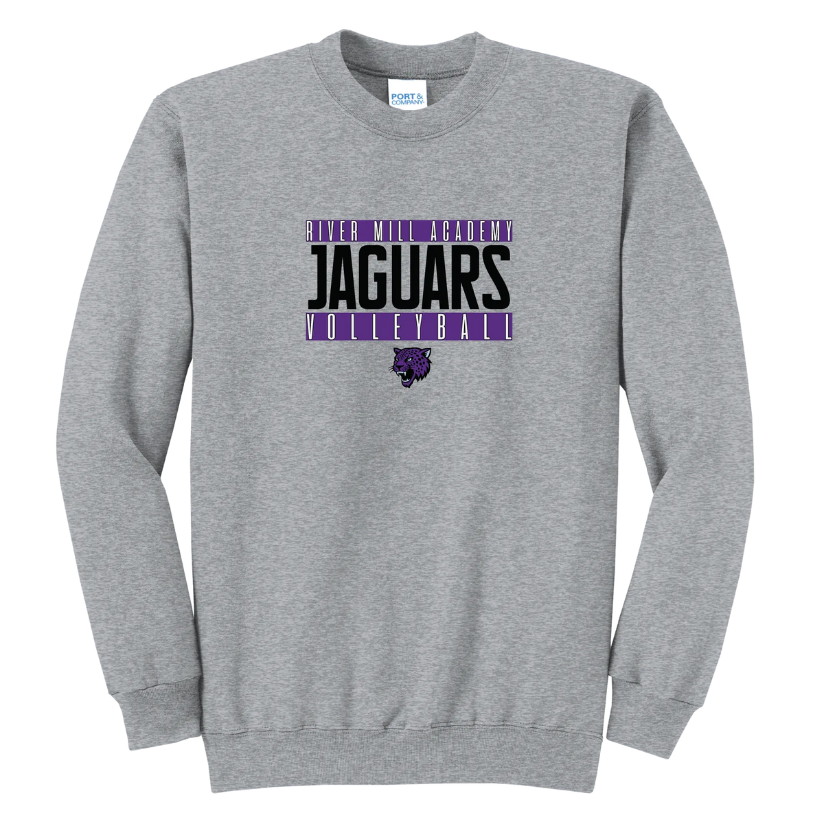Jaguars Volleyball Crewneck — Athletic Heather