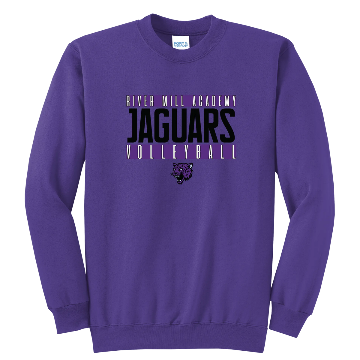 Jaguars Volleyball Crewneck — Team Purple