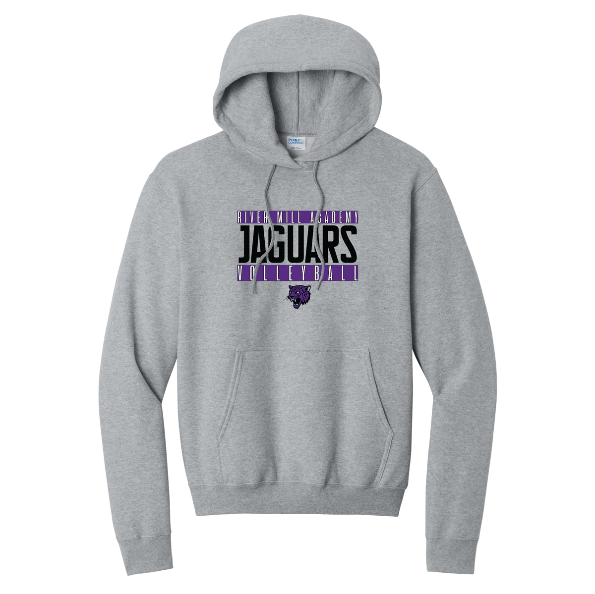 Jaguars Volleyball Hoodie — Athletic Heather