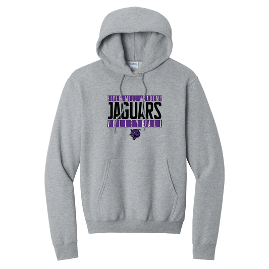 Jaguars Volleyball Hoodie — Athletic Heather