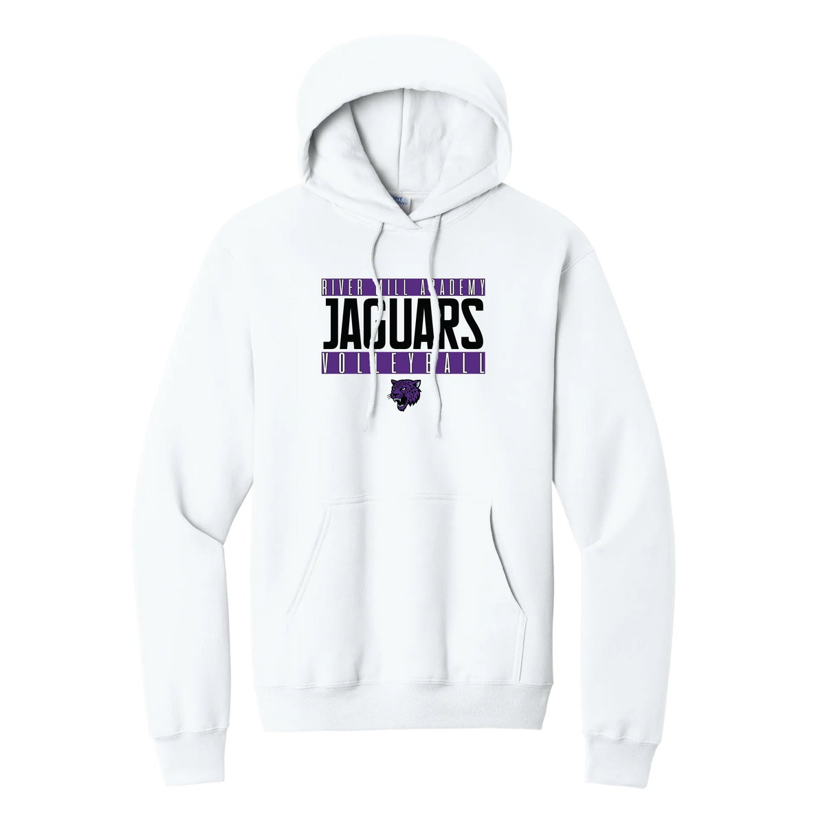 Jaguars Volleyball Hoodie — White